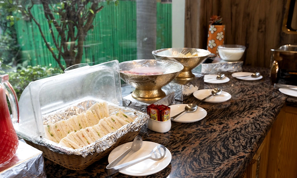 Food at Haritha Haritha International Sound Healing School