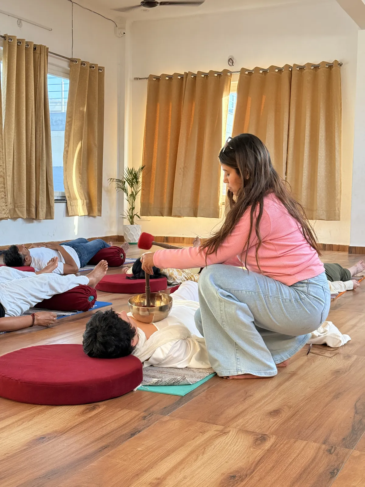 Tuning fork therapy at Haritha