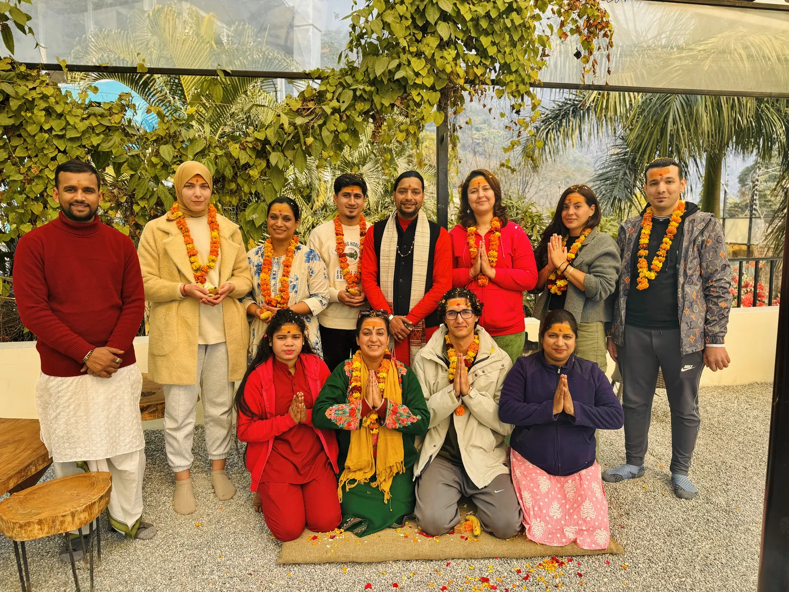 Chakra balancing therapy session
