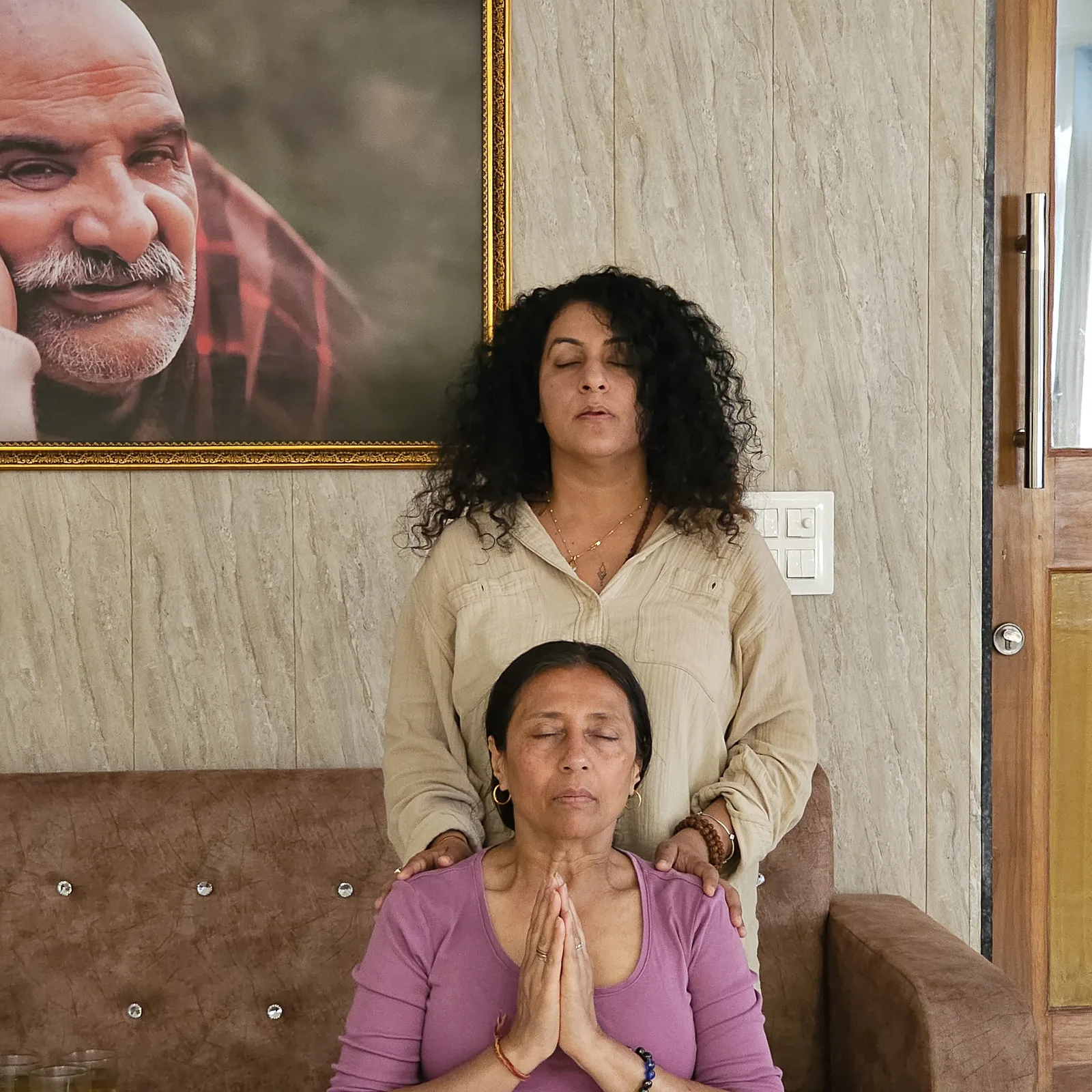 Tuning fork therapy at Haritha