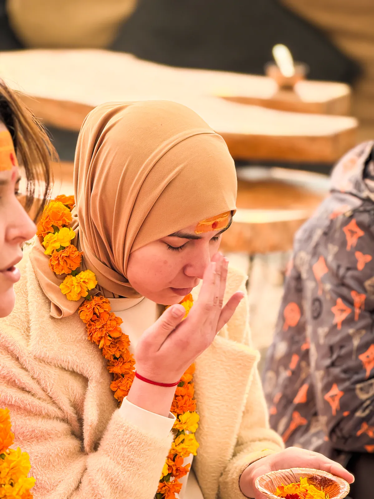 Mindful living moments at the Rishikesh campus