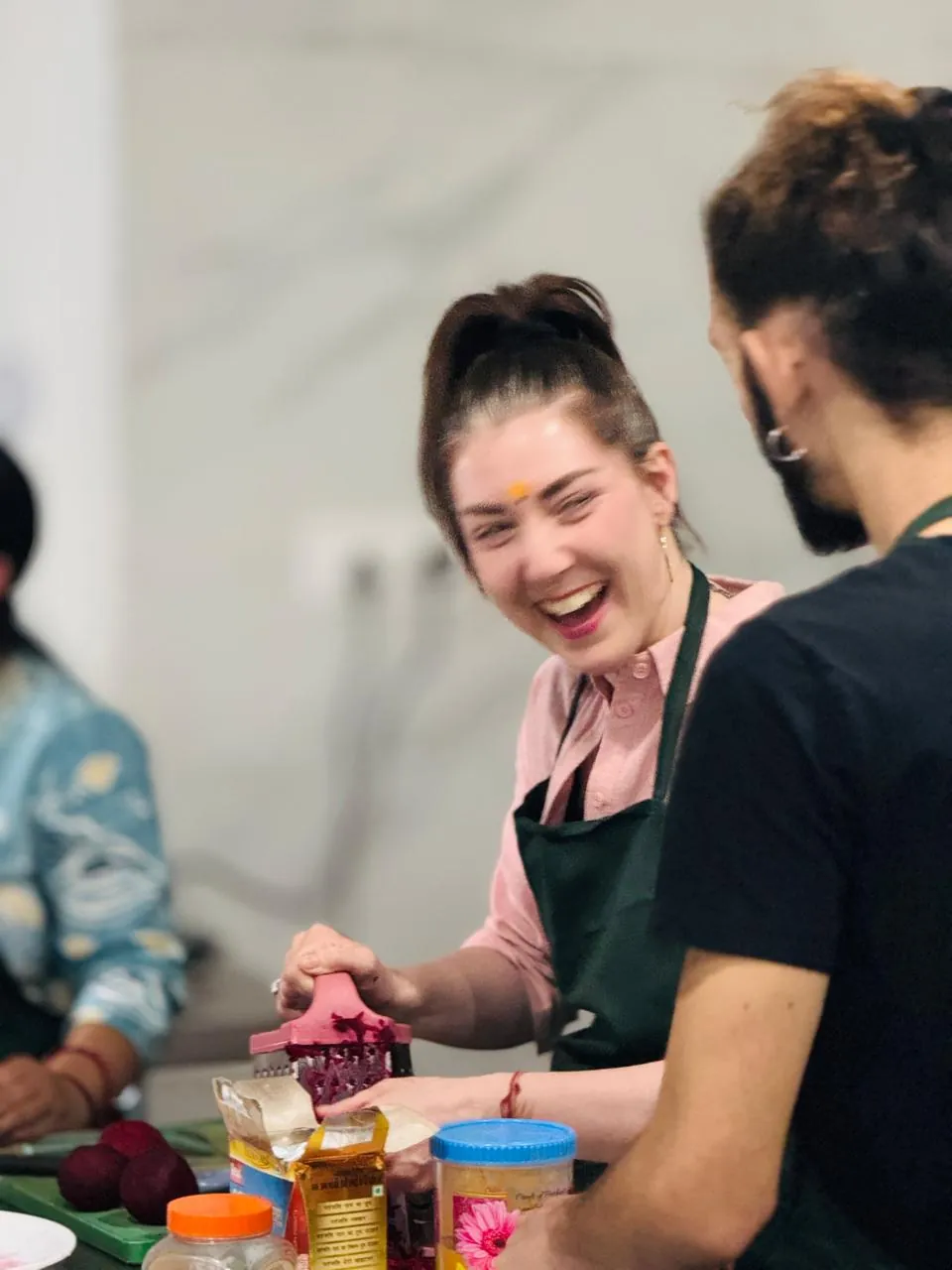 Sound healing workshop with international students