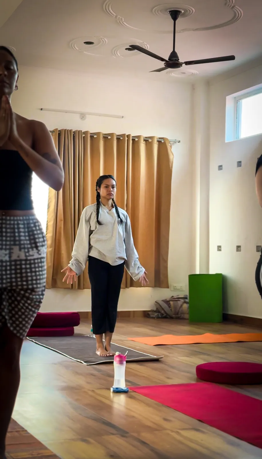 Sound healing session at Haritha International Sound Healing School