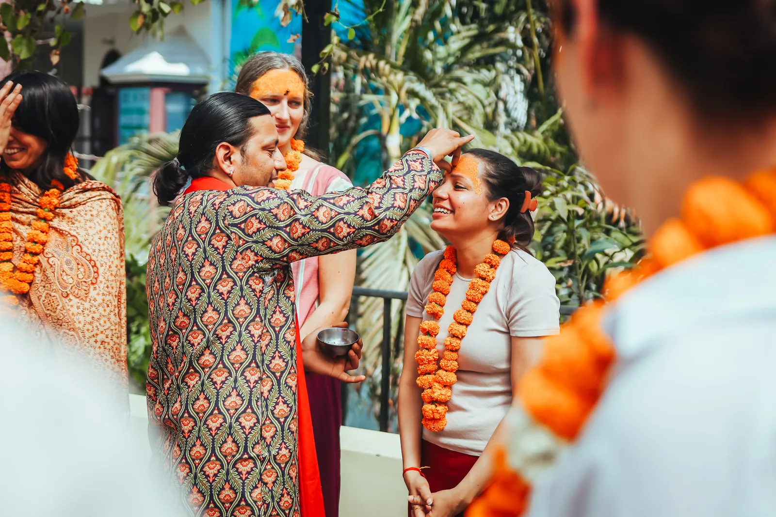 Sound healing session at Haritha International Sound Healing School