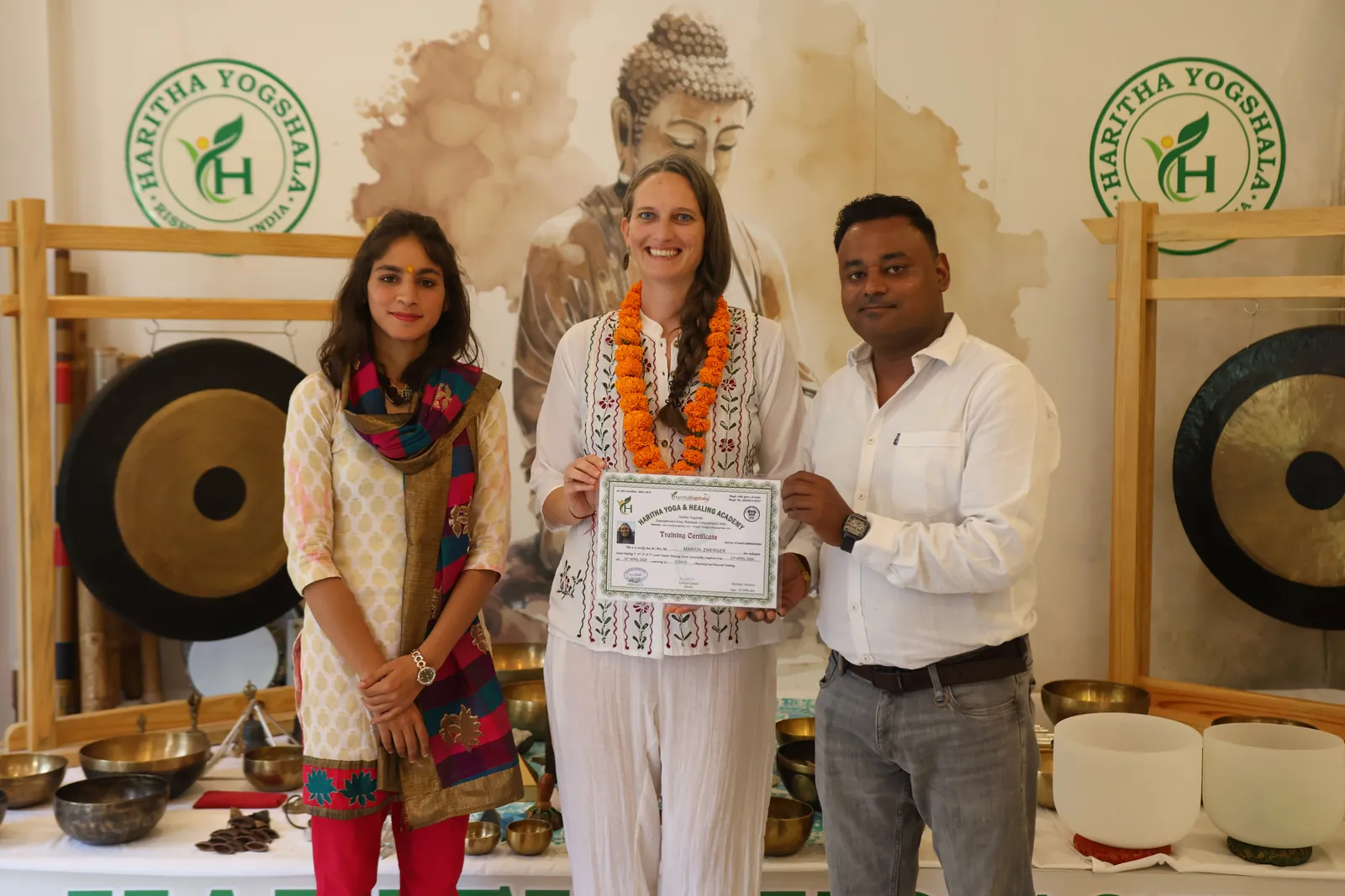 Mindful living moments at the Rishikesh campus