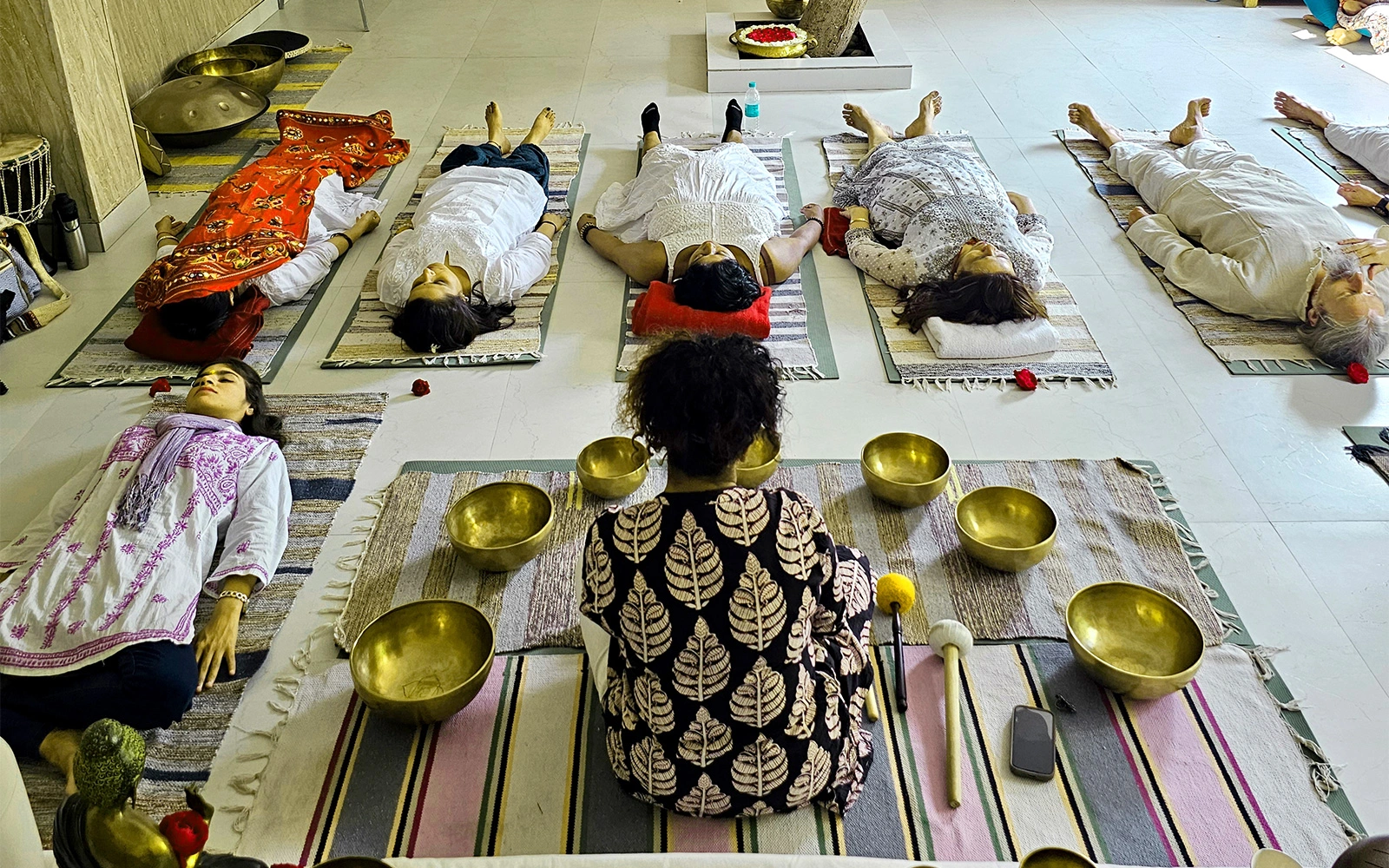Singing Bowls Class In Sound Healing Course in Rishikesh