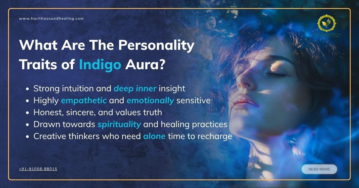 What are the personality traits of indigo aura?