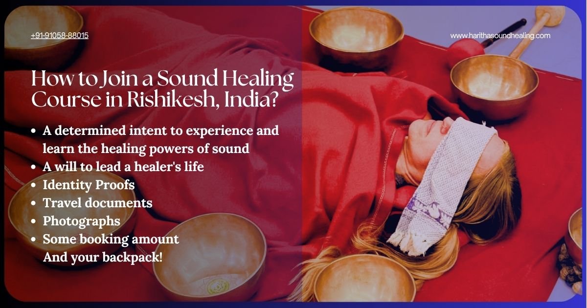How to Join Sound Healing Course in Rishikesh