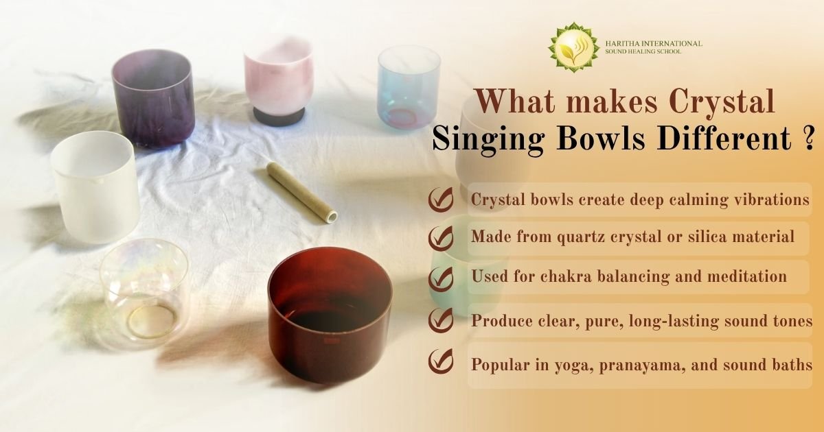 What makes Crystal Singing Bowls Different? 